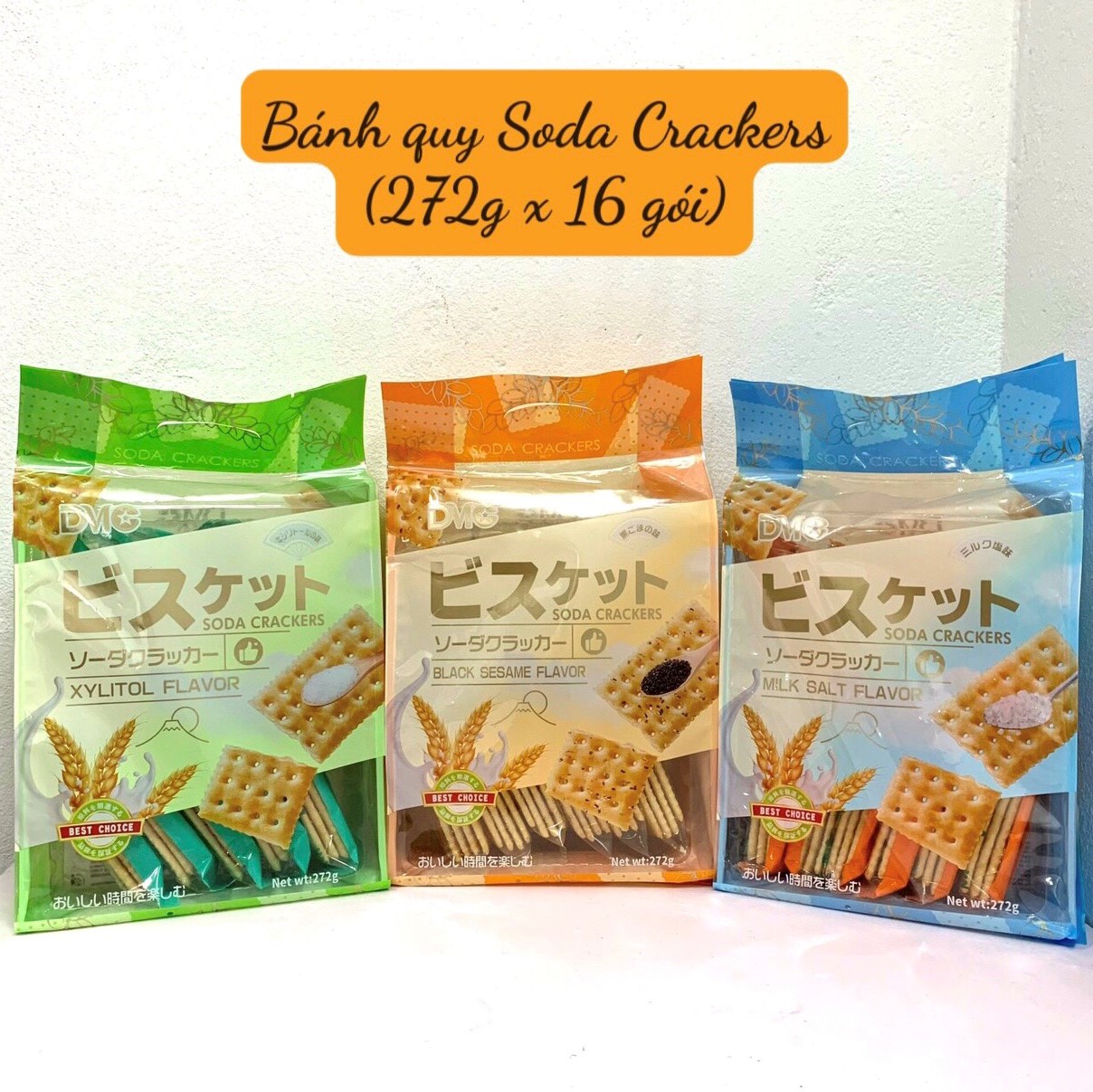 BÁNH QUY SODA CRACKERS 272G